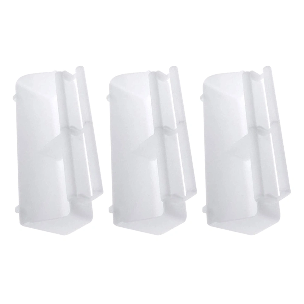 3pcs Durable Parrot Feeding Case Bird Feeder Box Plastic Bowl Parrot Cage Accessory