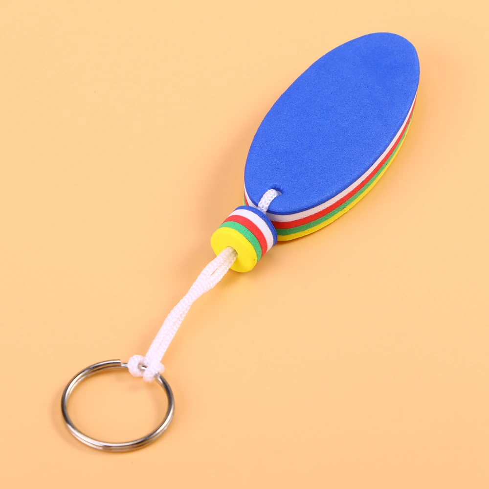 4pcs Buoy Design Keychain Creative Oval Key Holder Unique Key Ring Key Decoration for Decor Use