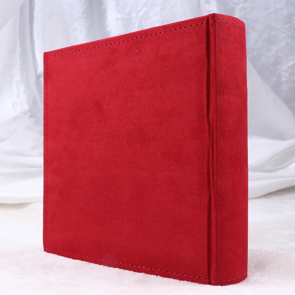 1 Pc DIY Photo Album Insert Type Photo Storage Album for Picture Photo Children Yearbook Red (4R 6 Inches, 300 Sheets)