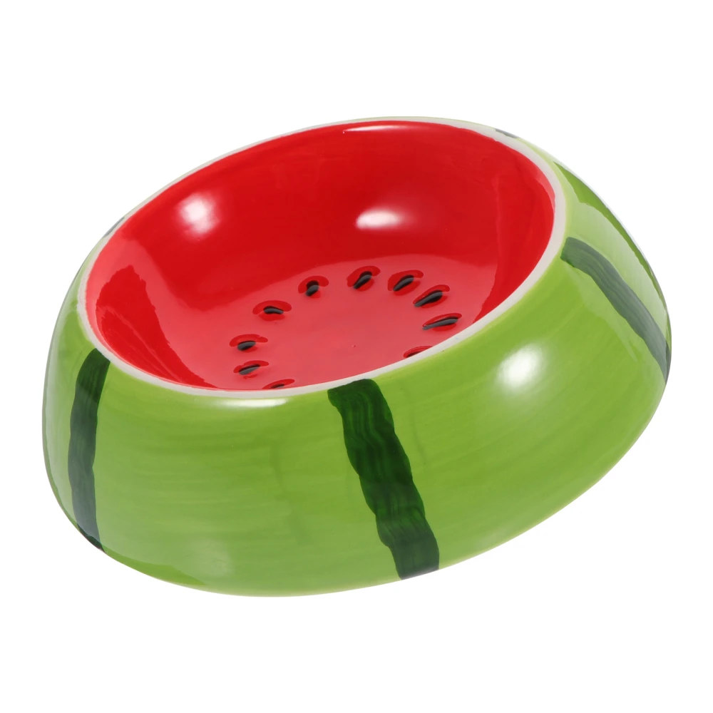 Watermelon Hamster Bowl Decorative Rabbit Bowl Ceramic Bunny Bowl Adorable Chinchilla Bowl