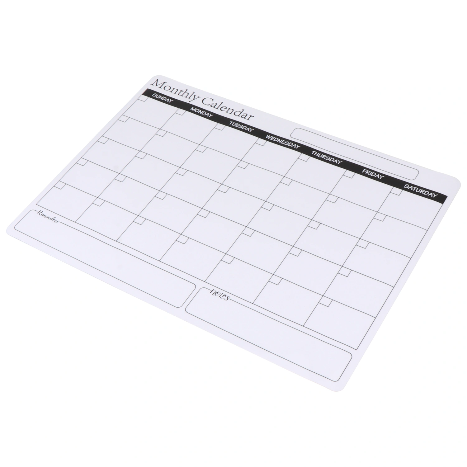 1 Pc Magnetic Plan Board Erasable Monthly Calendar Useful Schedule Board