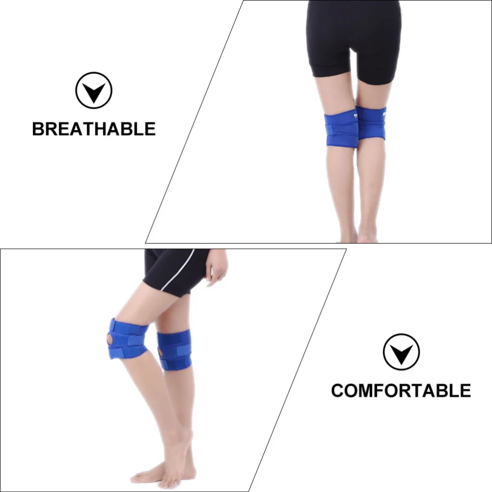 2pcs Comfortable Running Knee Braces Breathable Knee Protective Covers Knee Pads