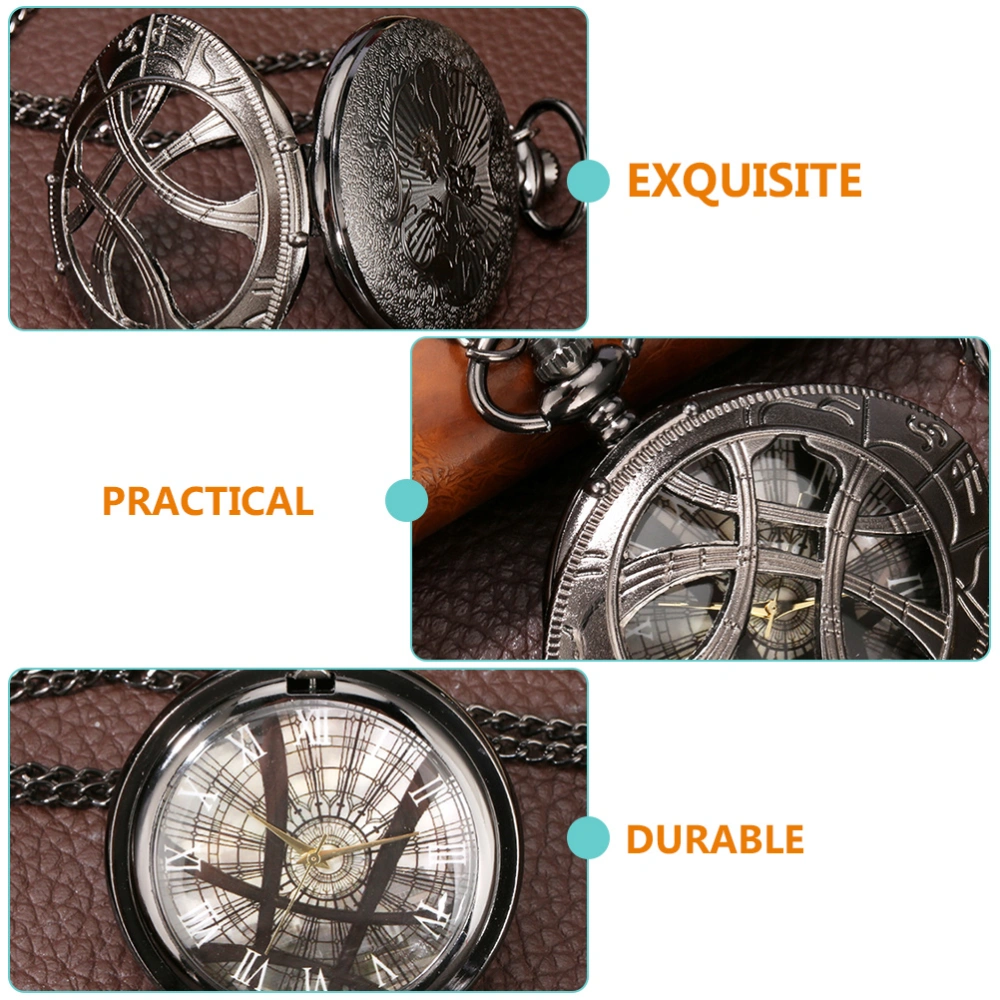 Retro Style Pocket Watch with Chain Delicate Pocket Watch Decorative Hanging Watch