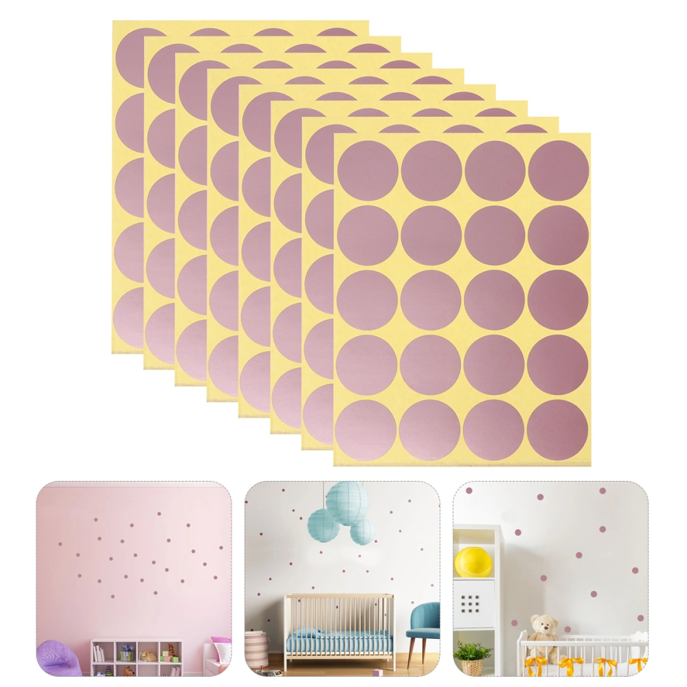 1 Package of Fashion Shape Stickers Decorative Lovely DIY Sticker for Wall