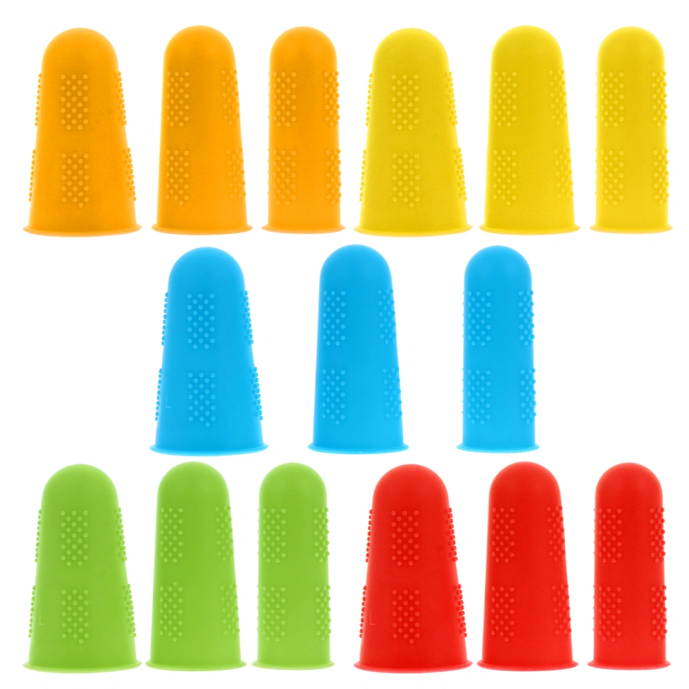 15Pcs Thermal Insulation Finger Cots Fingertip Protective Covers Household Tools