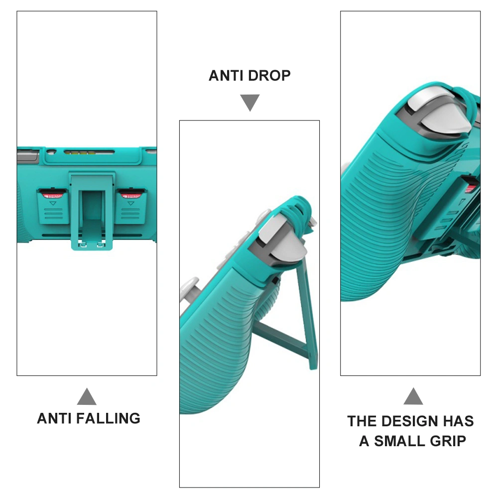 Case Compatible For Switch Lite Multipurpose Kickstand Shell With Cartridge Slot