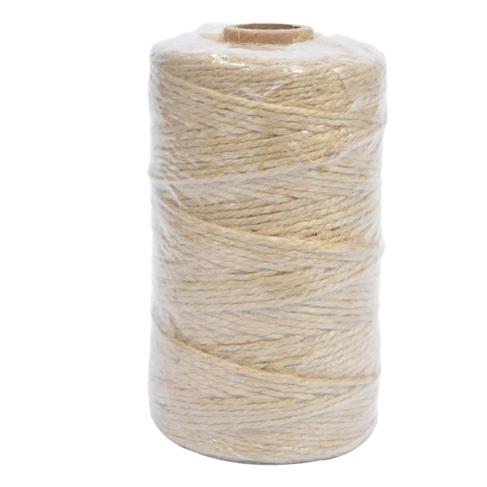 320 Feet Natural Jute Twine Arts and Crafts Jute Rope Industrial Heavy Duty Packing String For Gifts DIY Crafts Festive Decoration Bundling and Gardening