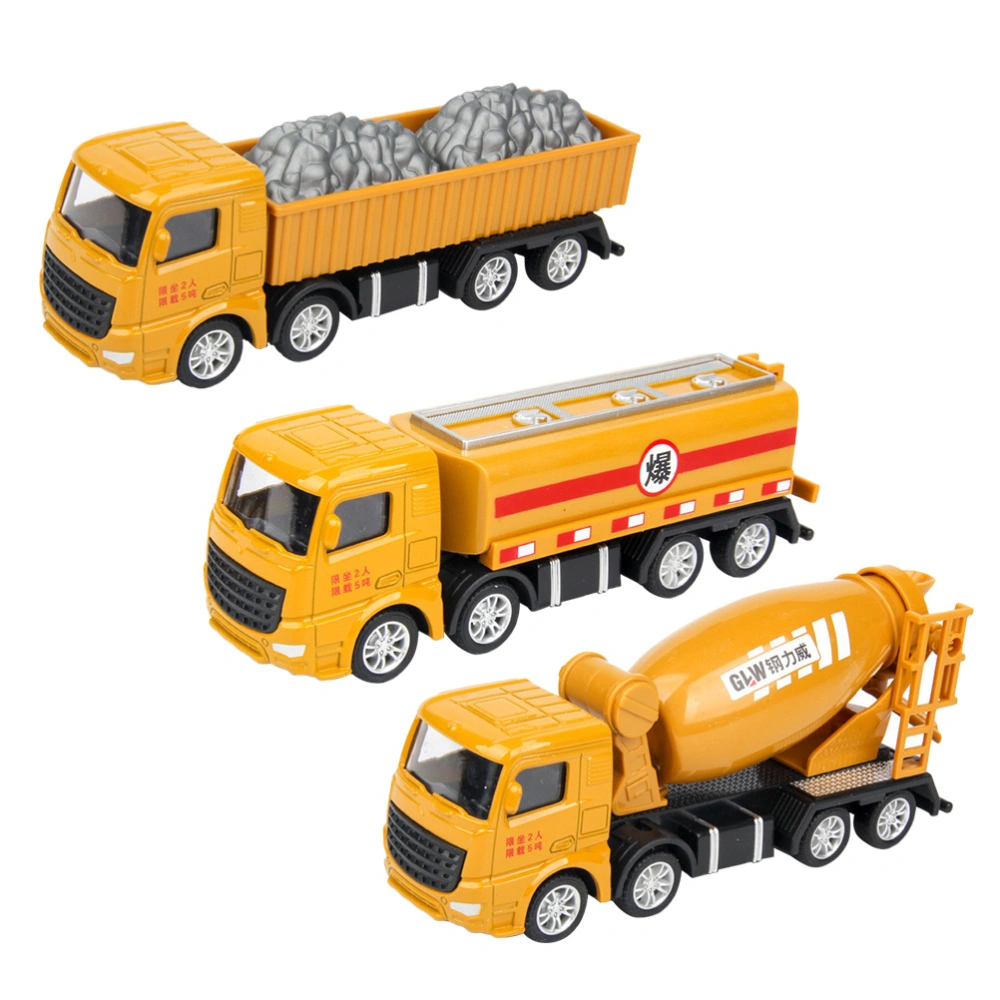 3Pcs Children Engineering Car Toys Funny Construction Vehicle Toys Educational Car Toys