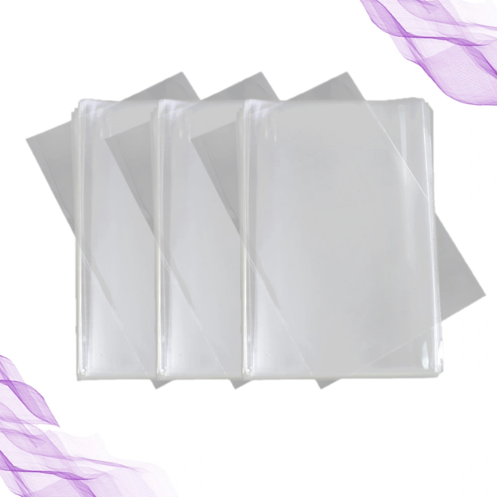 500PCS Plastic Candy Bags Transparent Bakery Bags Takeaway Bags Food Wrapping Bags