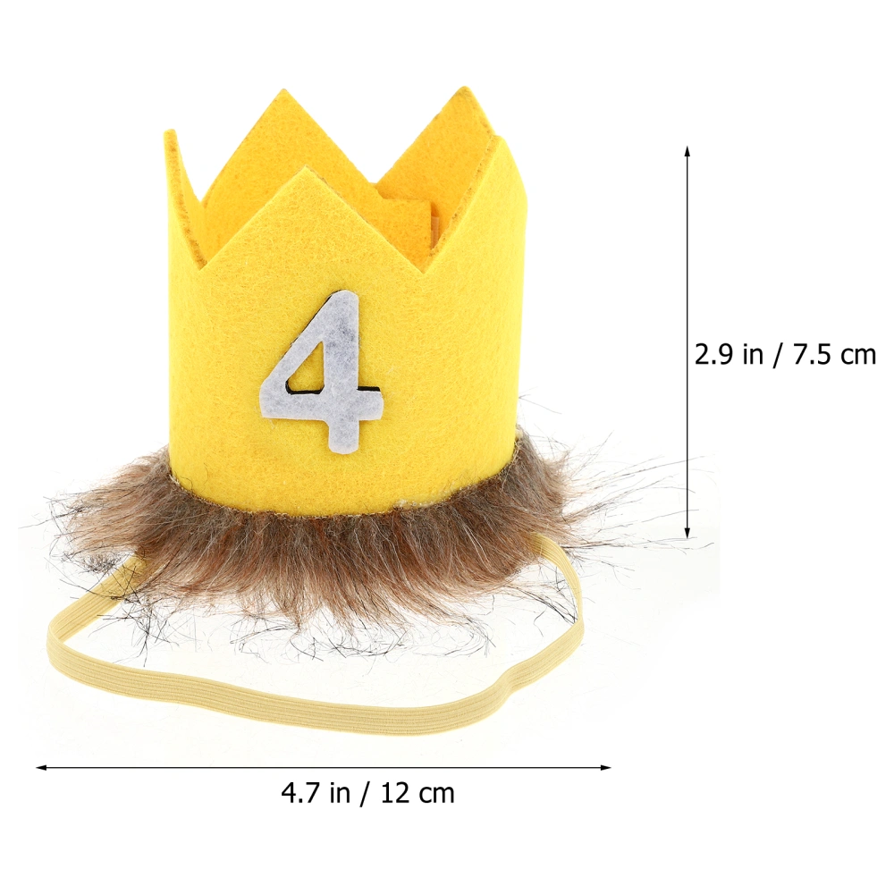 Birthday Crown Hat Kids Birthday Golden Crown Hat Child Birthday Crown Hat