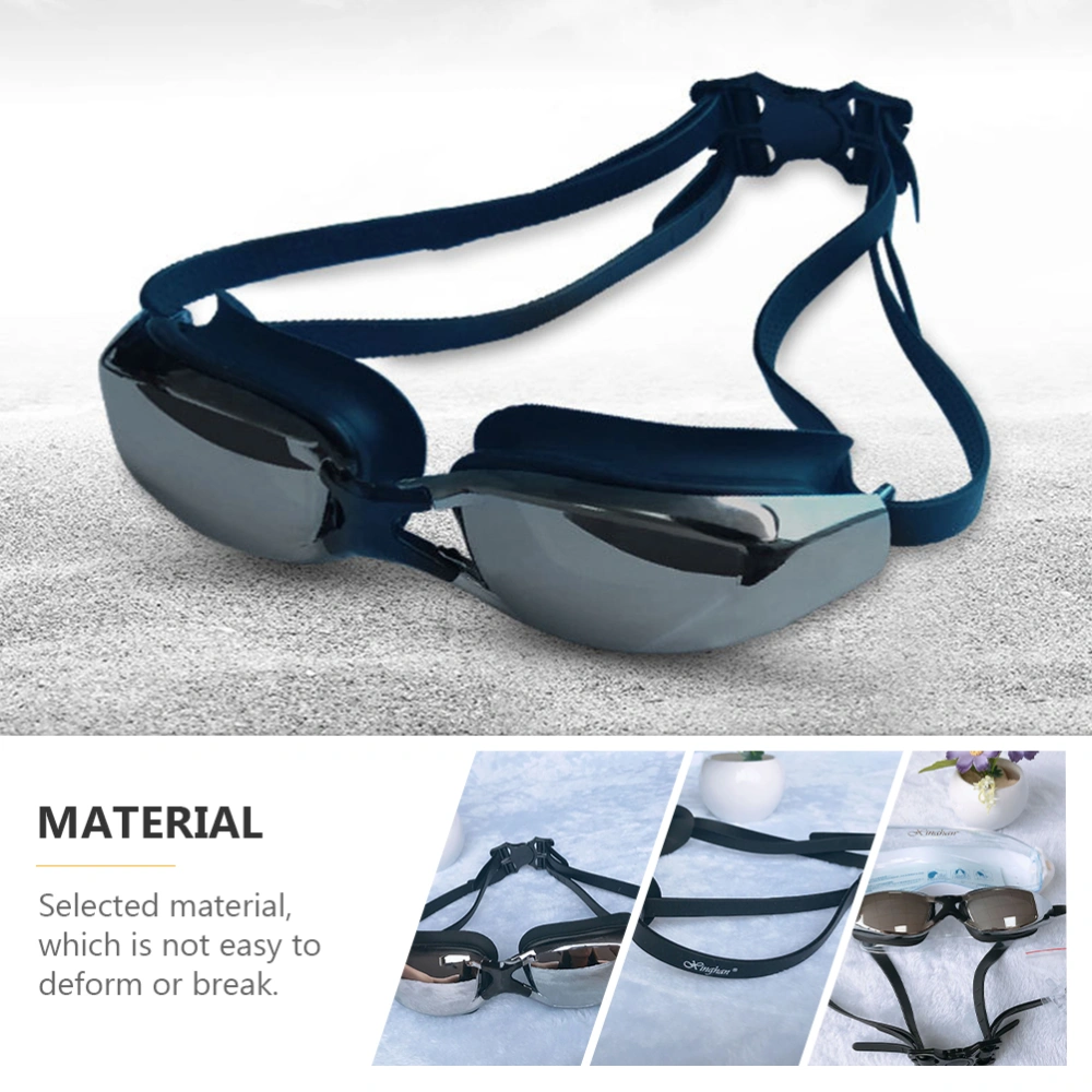 1 Pair Myopia Swimming Goggles Anti-fog Professional Swim Glasses for Men Women