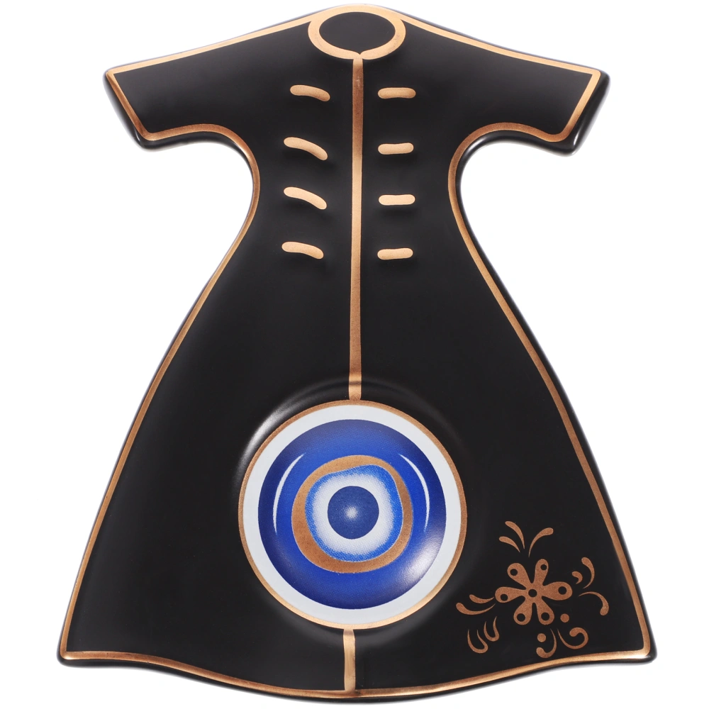  Jewelry Dish Ceramic Trinket Tray Clothes Shape Evil Eye Tray Jewelry Display Plate