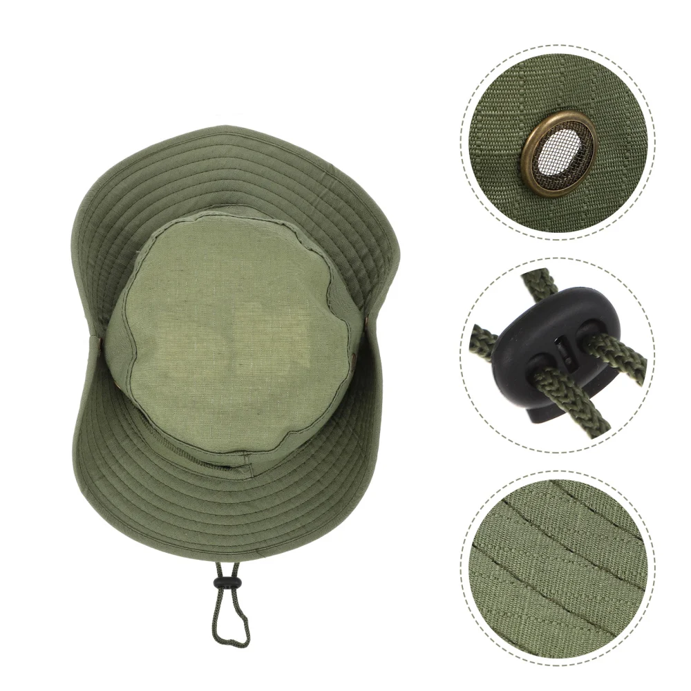 The Boonie Bucket Hat Hiking Fishing Bush for Outdoor Activites (Army Green)