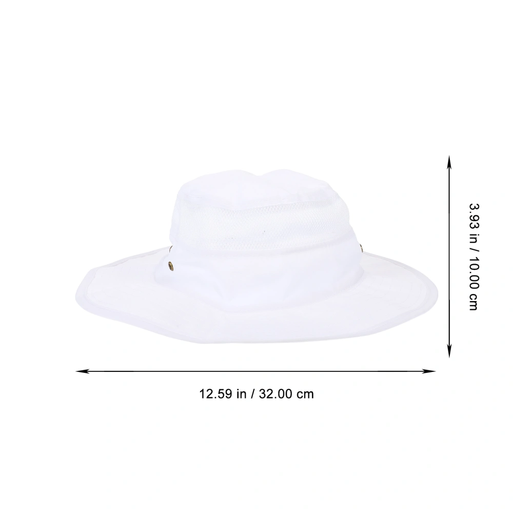 Sun-Shading Kids Beach Hat Breathable Mesh Bucket Hat Unisex Seaside Sun Hat