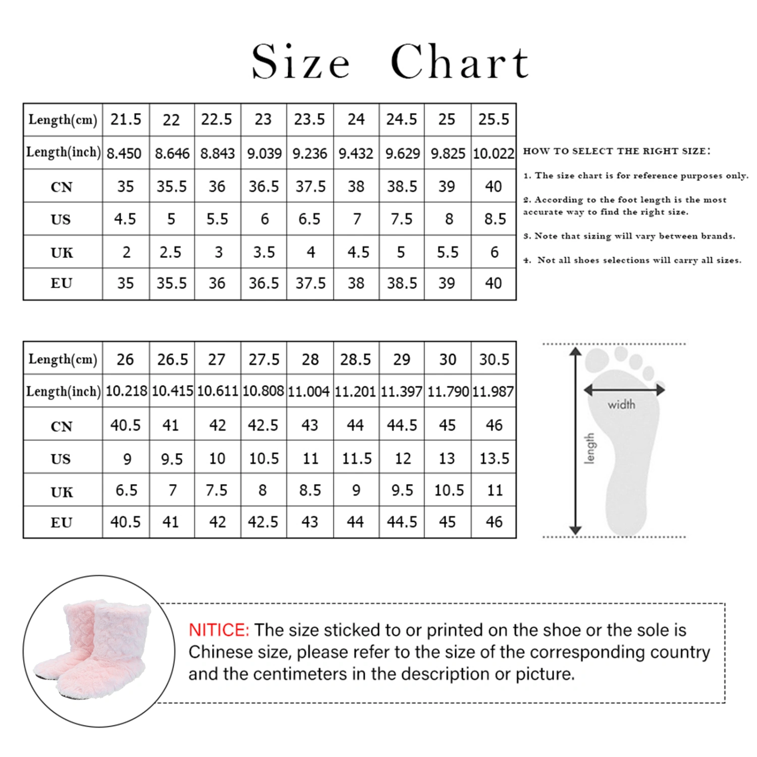 1 Pair High Tube Floor Boots Non-slip Thickening Dancing Floor Boots Warm Boots