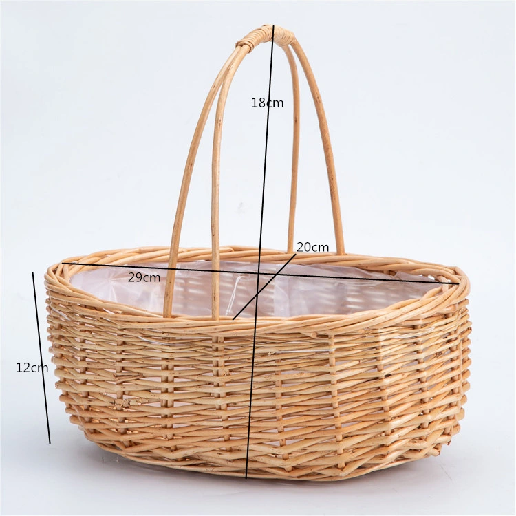 Wicker Woven Storage Basket Flower Arrangement Wicker Woven Basket Picnic Basket