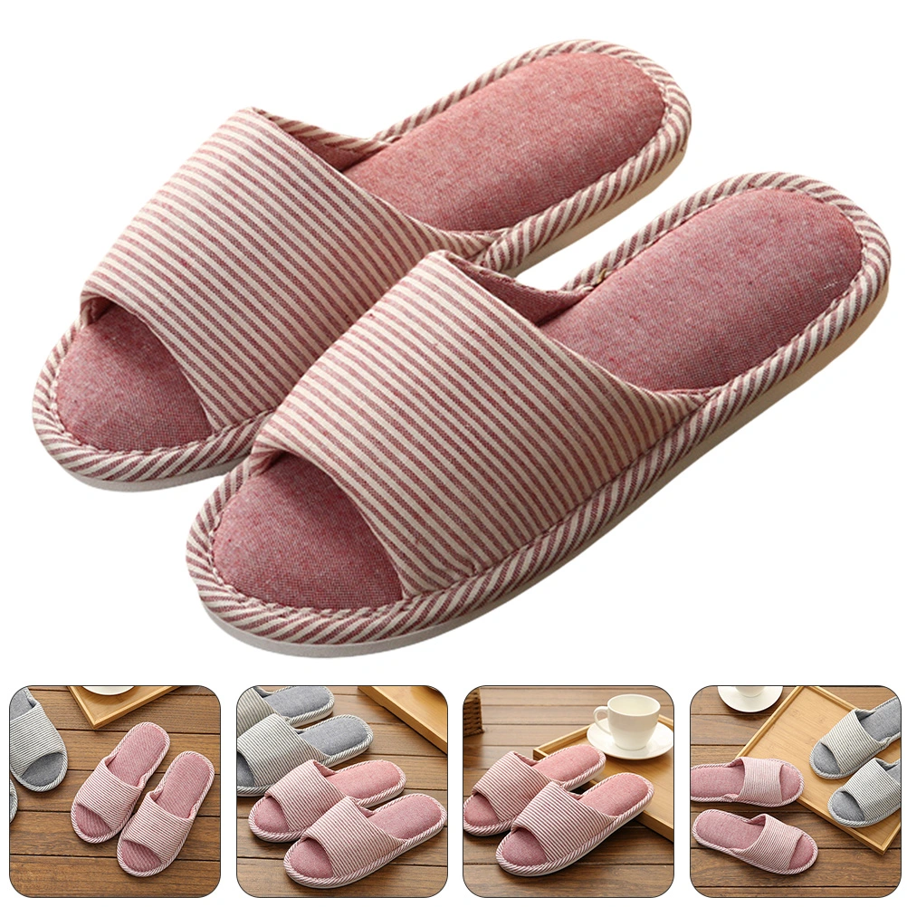 1 Pair Indoor Slippers Women Slippers Comfortable House Slippers Cloth Slippers(36/37)