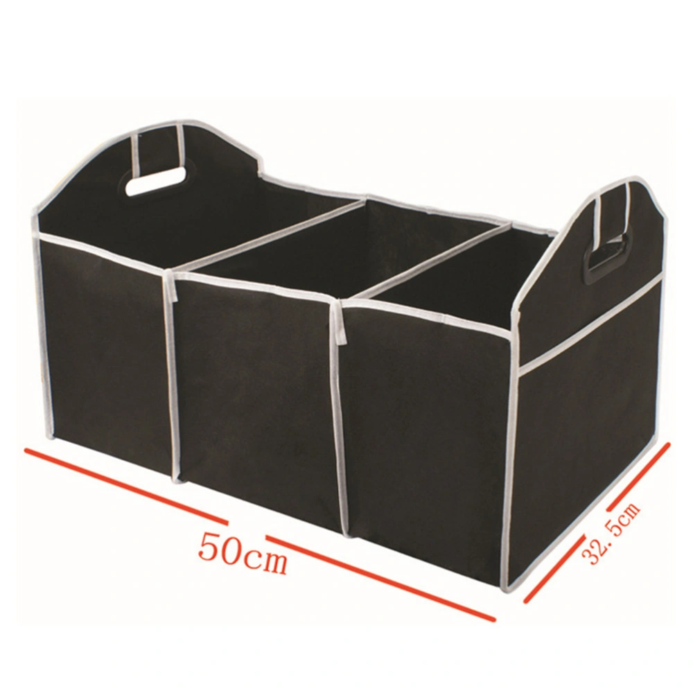 Auto Trunk Storage Box Container Big Capacity Foldable Expandable Cargo Trunk Organizer Bin 50x32.5x32.5CM