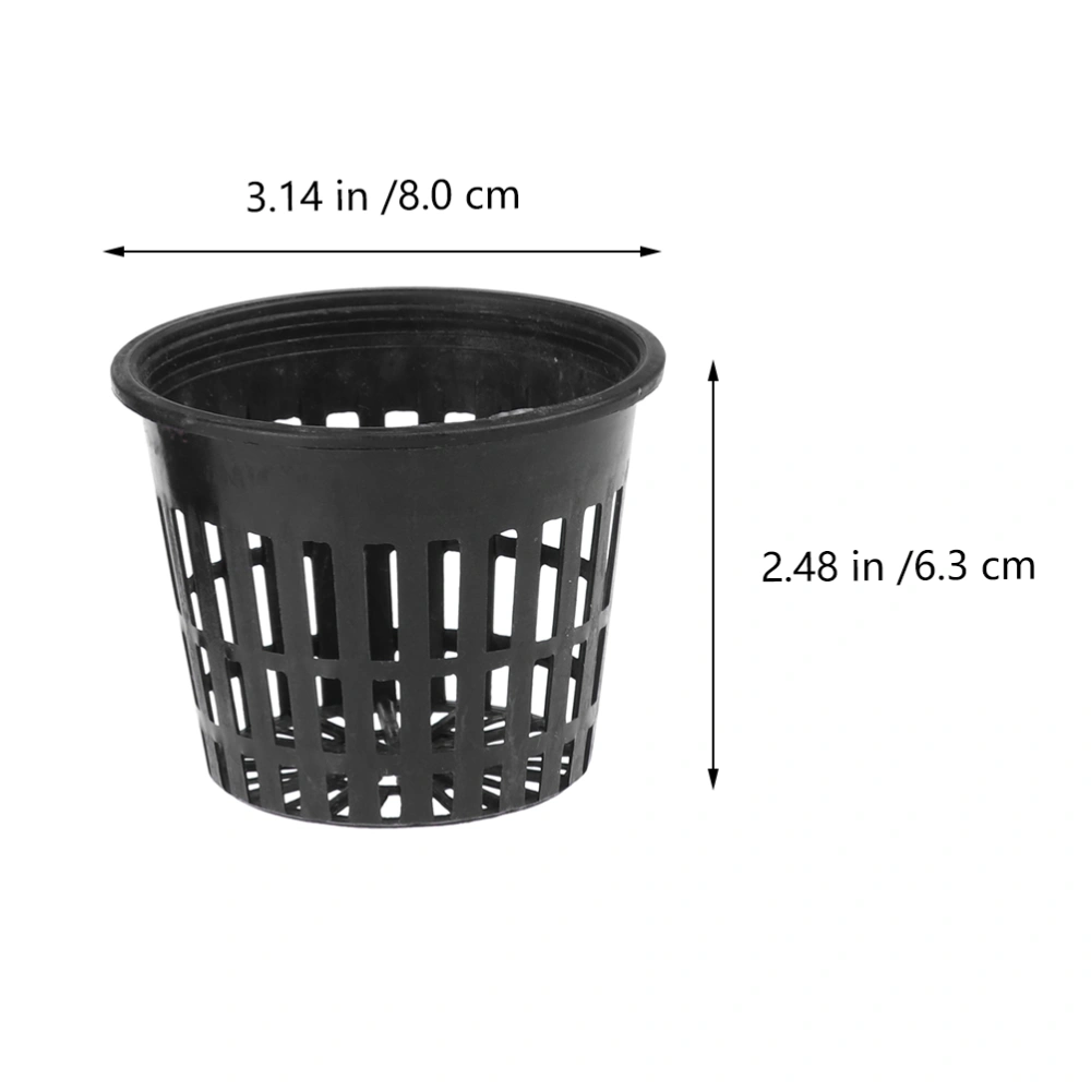 20pcs Useful Planting Bucket Soilless Culture Net Cups Plastic Planting Bucket