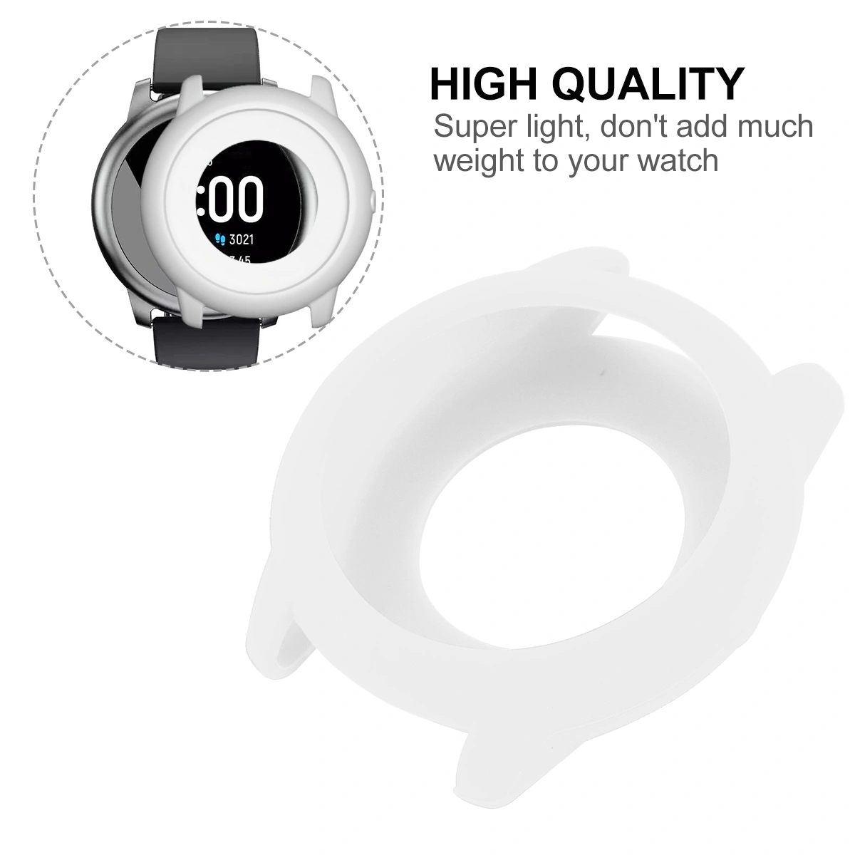 1Pc  Protection Frame Watch Protective Case Compatible for Haylou solar LS05