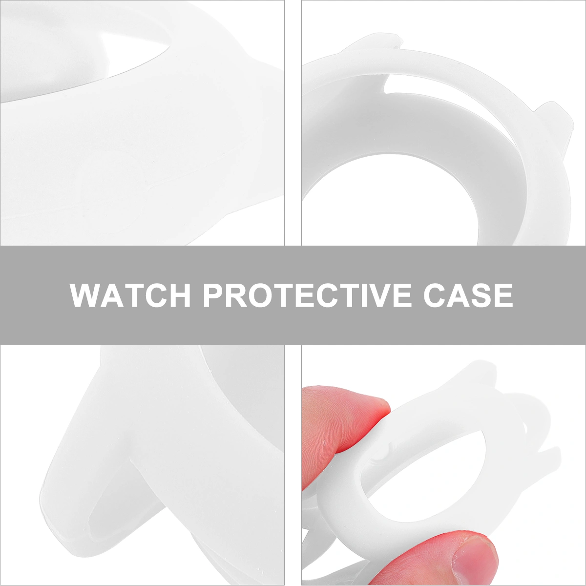1Pc  Protection Frame Watch Protective Case Compatible for Haylou solar LS05