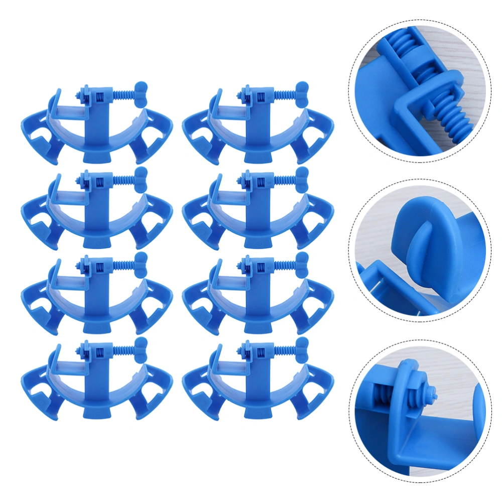 8pcs Fish Tank Clips Filtration Hose Mount Holder Inlet Outlet Pipe Clamps