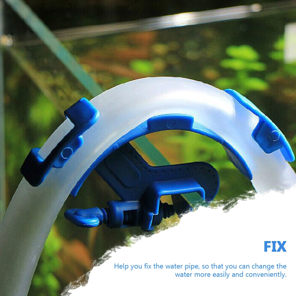 8pcs Fish Tank Clips Filtration Hose Mount Holder Inlet Outlet Pipe Clamps