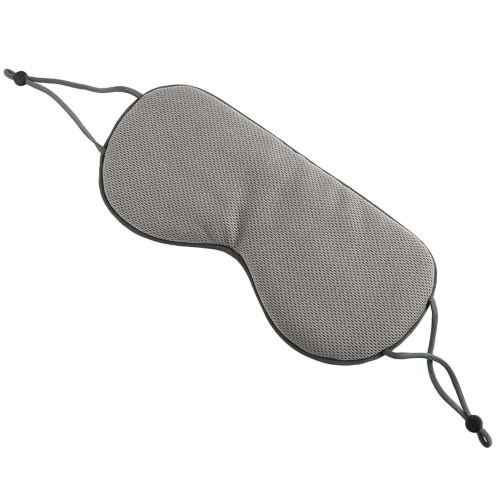 1pc Sleep Eye Mask Double Side Hot and Cold Dual Use Shading Eye Patch for Sleeping (Dark Grey and Light Grey)