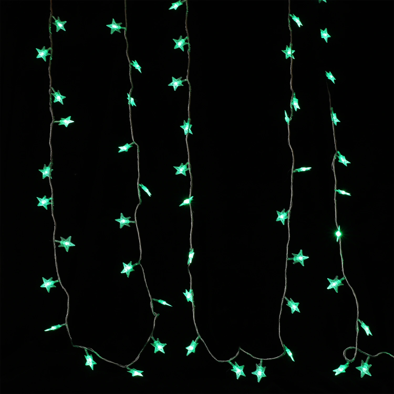 1pc Transparent String Lights Star String Lights String Lights (EU Plug)