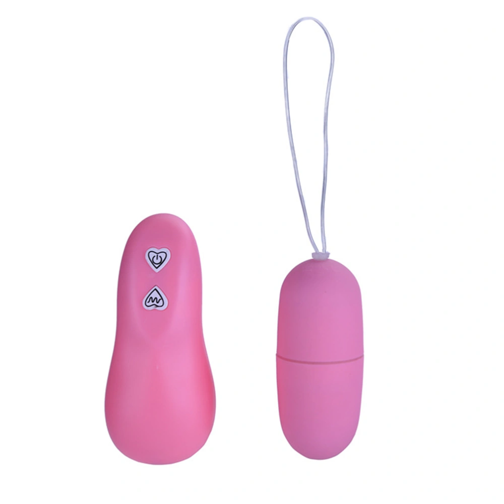 Mini Vibrator Silent Vibrating Egg Clitoris Stimulate Sex Toy for Women with (Pink)