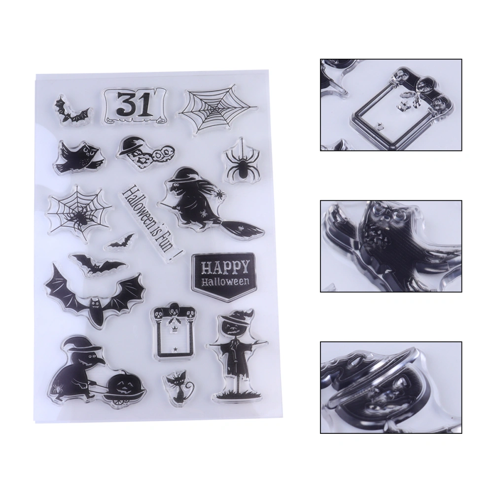 2pcs Exquisite Stamp Hand Account Silicone Stamp DIY Stamp for Crafts