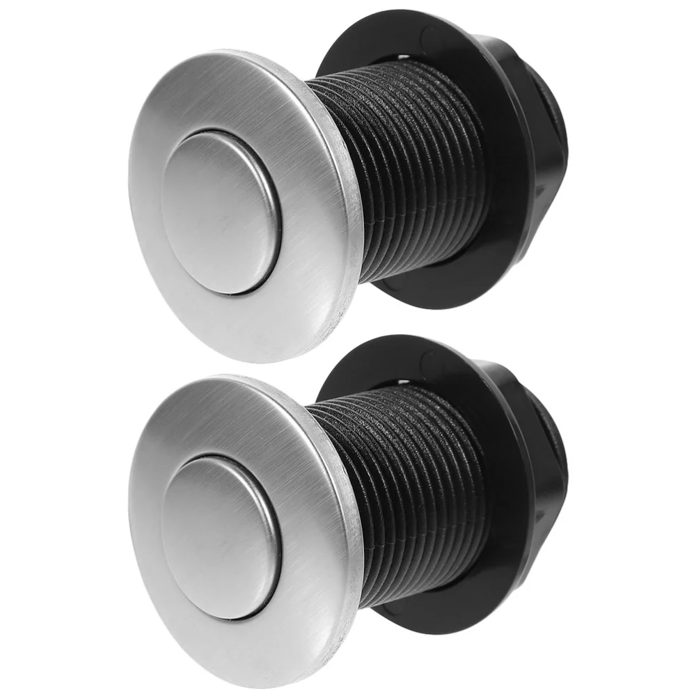 2pcs Garbage Disposal Accessory Air Switch Garbage Disposal Button Replacement