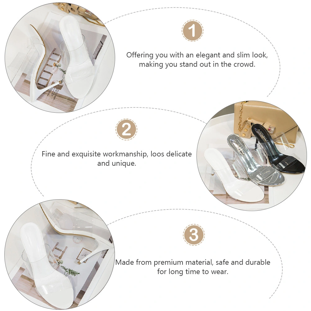 1Pair Fresh Style High-heeled Sandals Elegant Fashion Sandals Women Shoes
