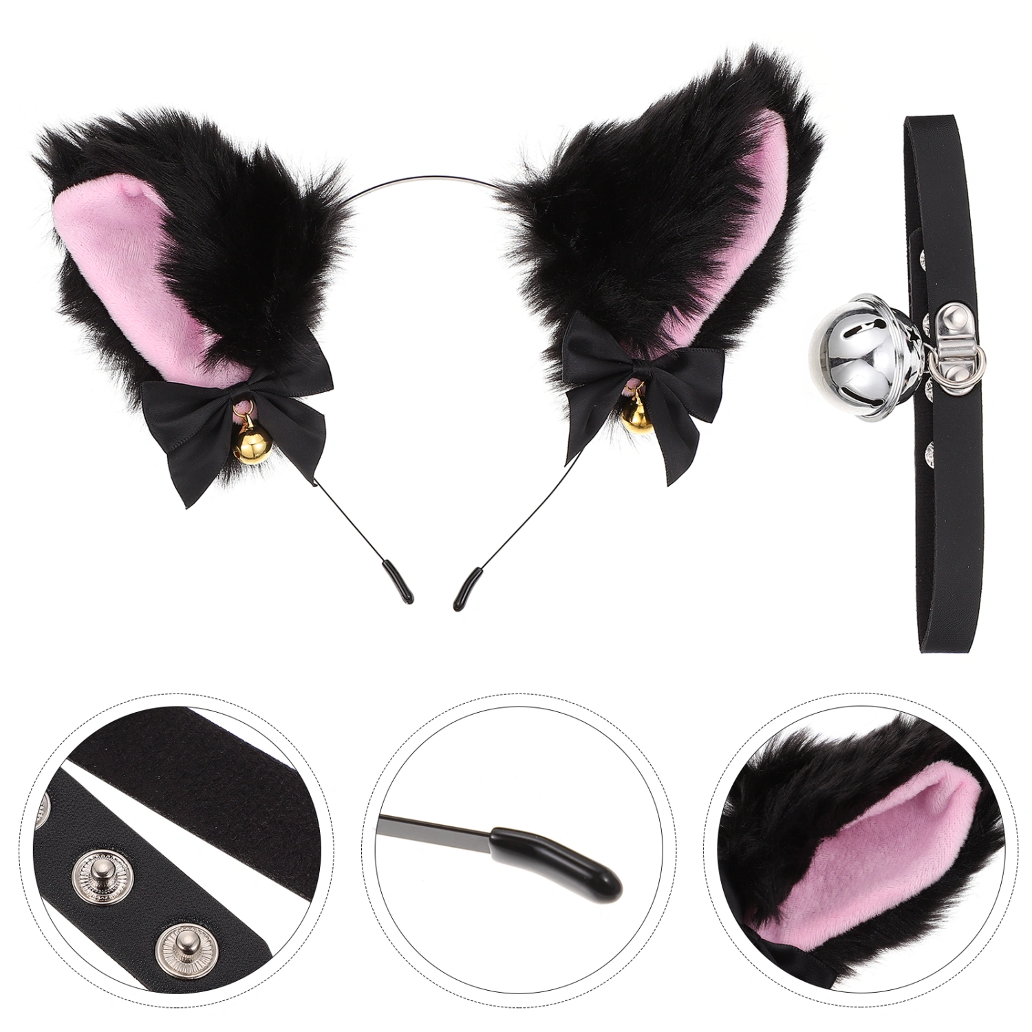 1 Set of Festival Cosplay Headband Decorative Cosplay Props Collar Adornment