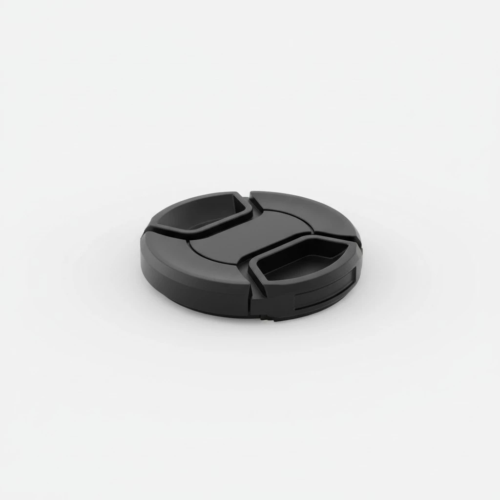 4Pcs Center-Pinch Camera Lens Cover Protectors Dust-Proof Snap Cover 55mm