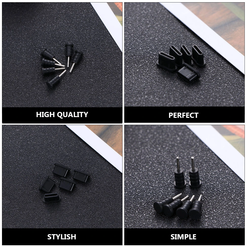 20 Pairs Type C Anti Dust Protective Covers Earphone Stoppers Protector Plugs