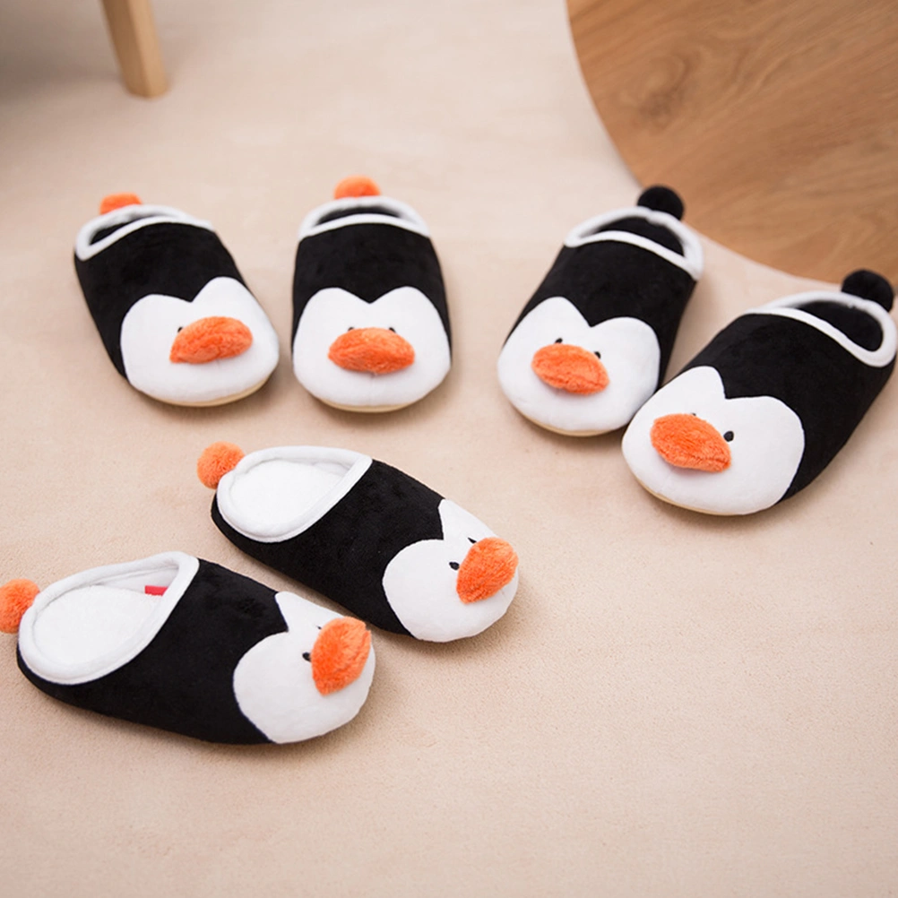 1 Pair of Winter Slippers Indoor Slippers Cartoon Slippers Kids Christmas Gift