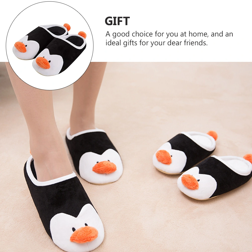 1 Pair of Winter Slippers Indoor Slippers Cartoon Slippers Kids Christmas Gift