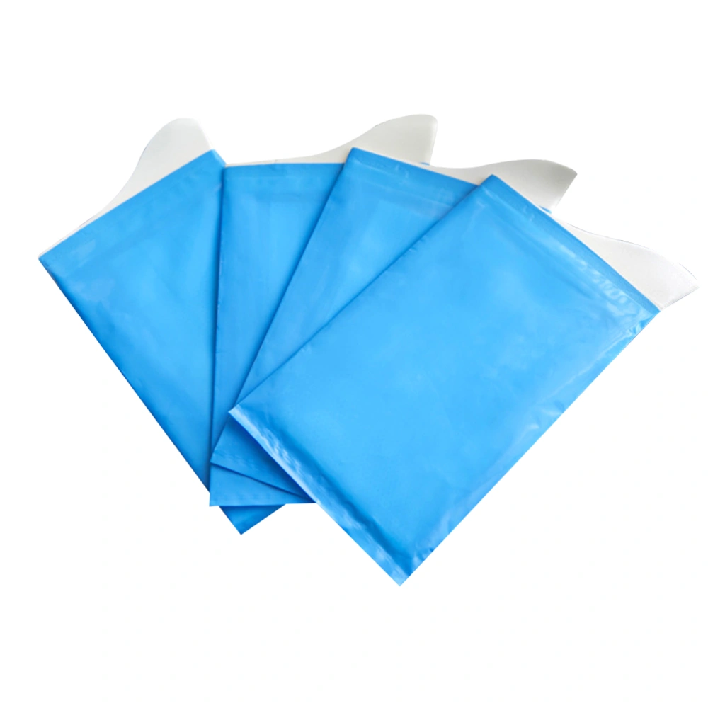 4pcs Unisex Men Women Children Brief Relief Disposable Urinal Bags Super Absorbent Packs for Travel Car Traffic Jam Camping (Blue)