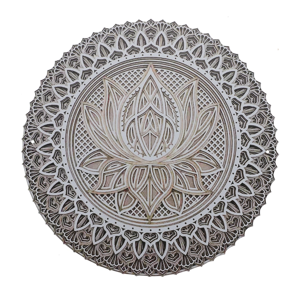 1PC Metal Carving Mandala Hanging Ornament Artistic Household Wall Art Pendant