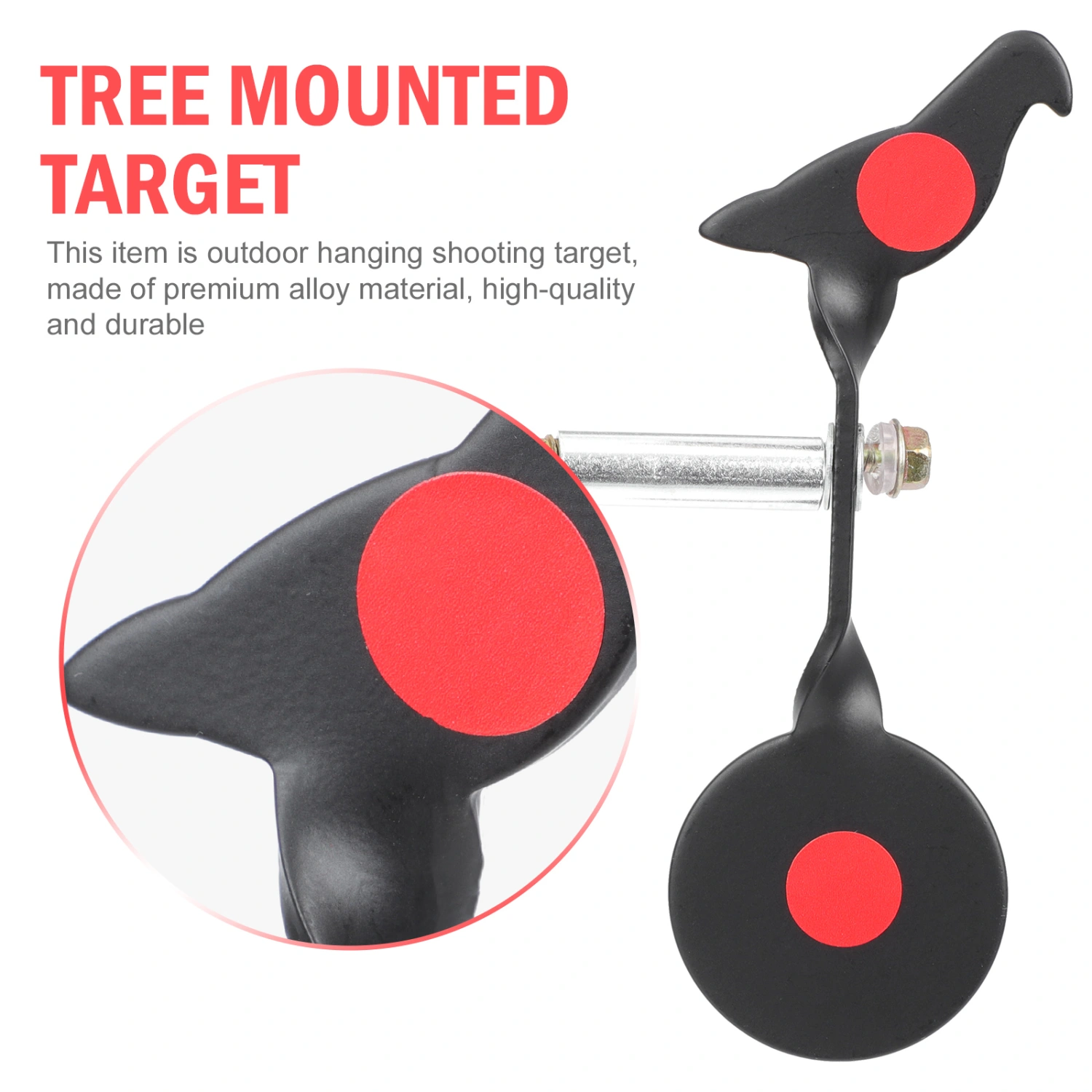 Tree Mounted Shooting Target Outdoor Training Target Rotatory Shooting Game Target