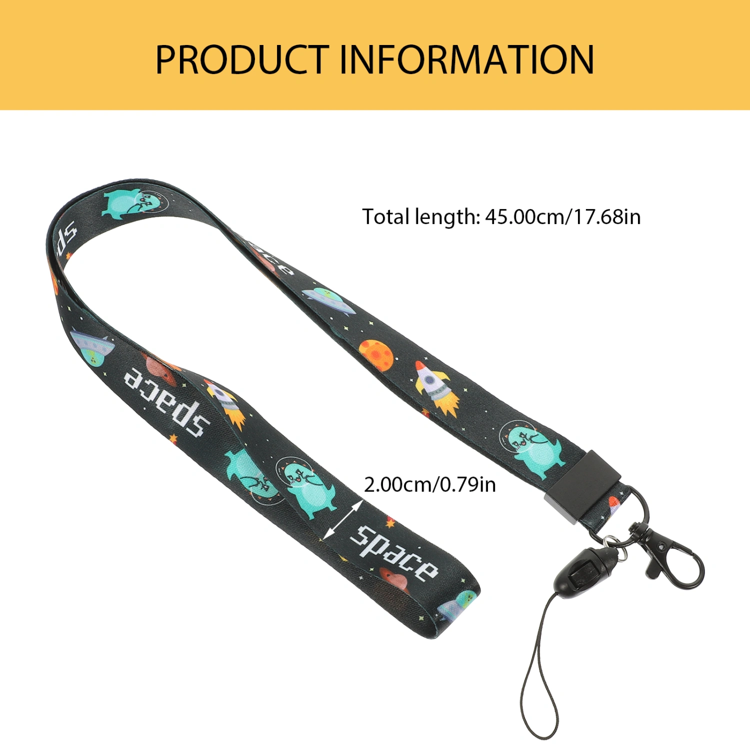 4Pcs Long Hanging Ropes Decorative ID Card Hanging Straps Cartoon Hanging Ropes for Cellphone
