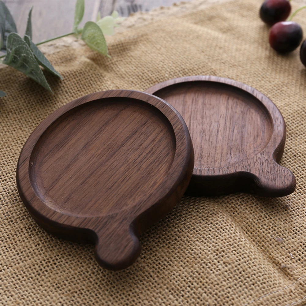 Wooden Round Coasters Anti-Scald Cup Mat Heat Insulation Cup Pads Non-Slip Coasters Coffee