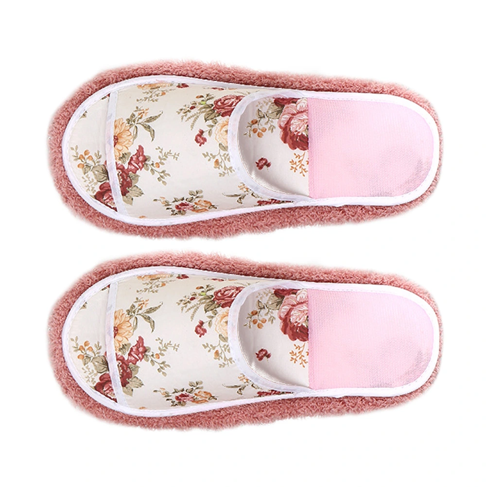 1Pair Detachable Household Slippers Non-skid Slippers Random Color