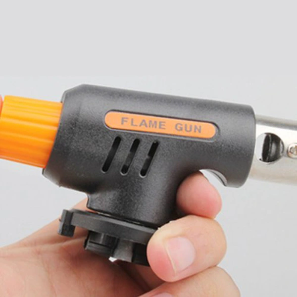 Portable Auto Ignition Gas Torch Butane Burner for Outdoor Camping /BBQ /Welding