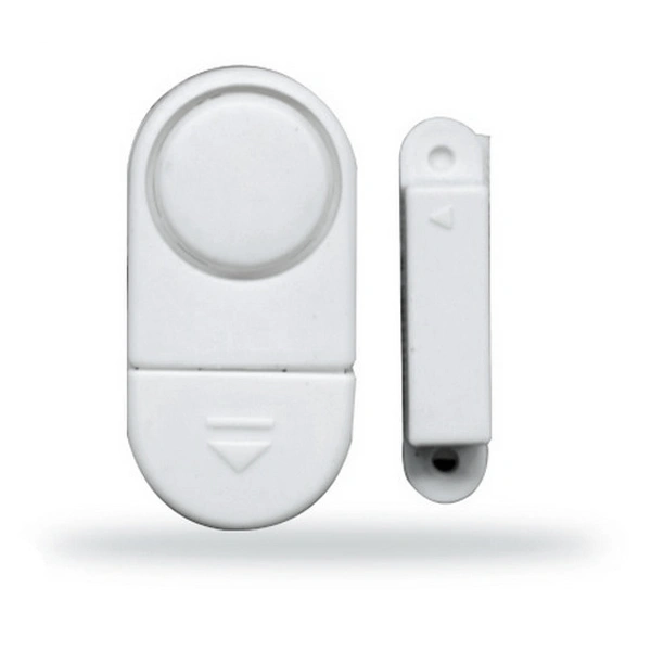Wireless Magnetic Sensor Door Window Entry Safety Security Burglar Alarm Bell for Home /Office (White)