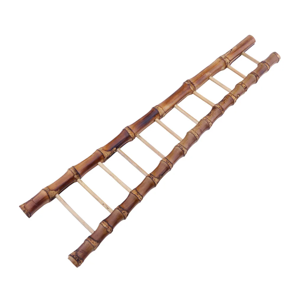 1pc Exquisitely Decorative Bamboo Ladder Bamboo Photo Prop for Decoration