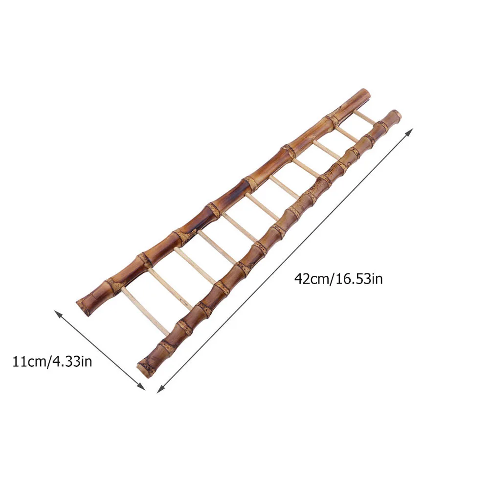 1pc Exquisitely Decorative Bamboo Ladder Bamboo Photo Prop for Decoration