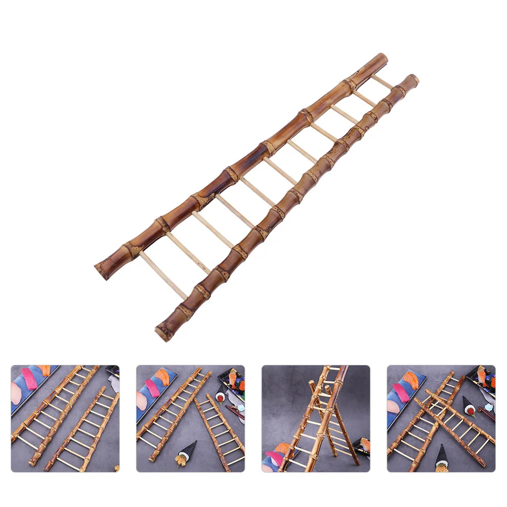 1pc Exquisitely Decorative Bamboo Ladder Bamboo Photo Prop for Decoration