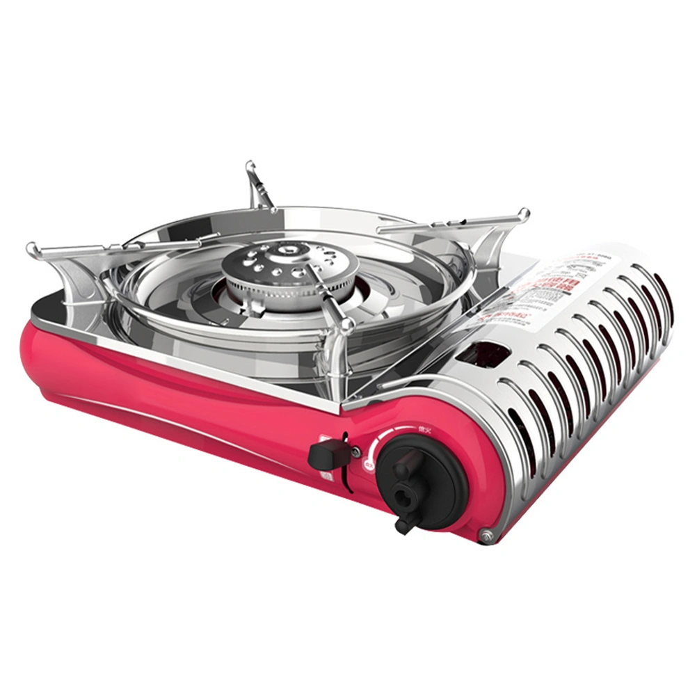 Outdoor Gas Cooker Portable Camping Gas Stove Stainless Steel Barbecue Stove